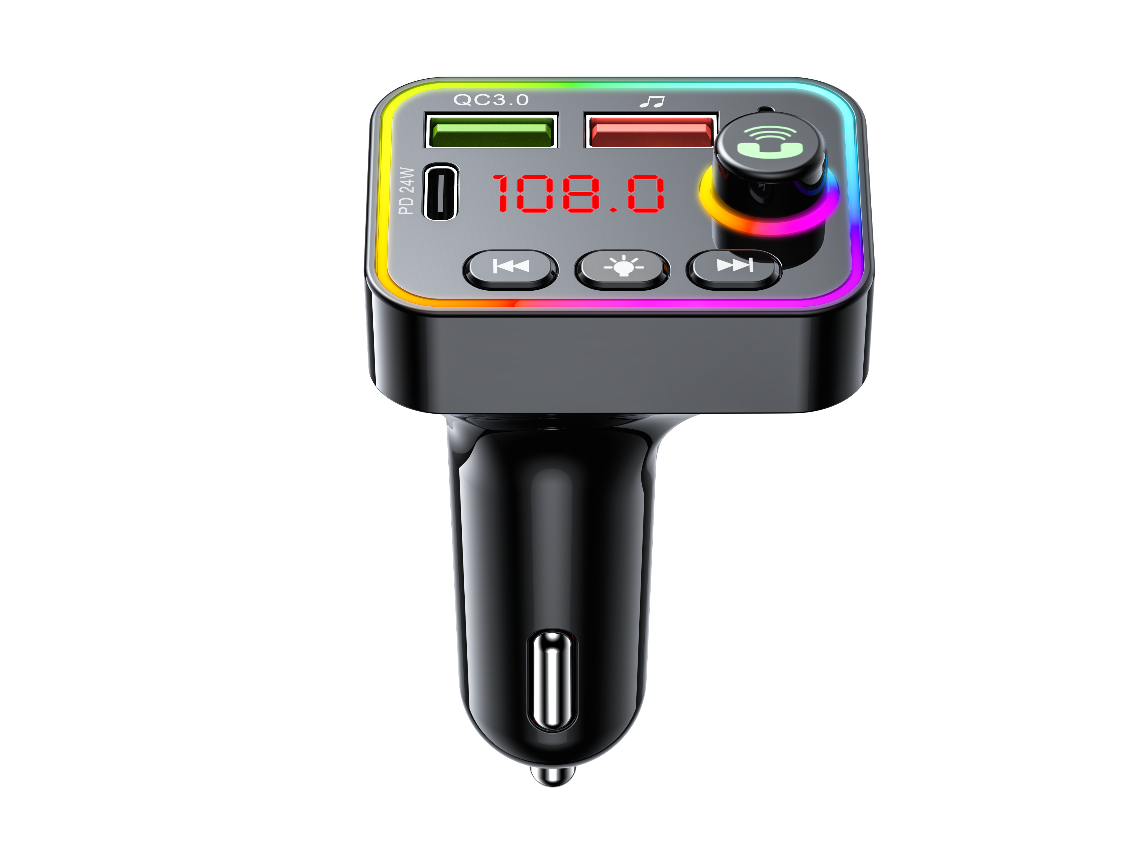 HAVIT FM819BT FM Transmitter RGB